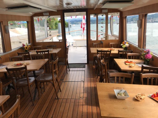 Passagierschiff MS J.J.Rousseau auf dem Zürichsee