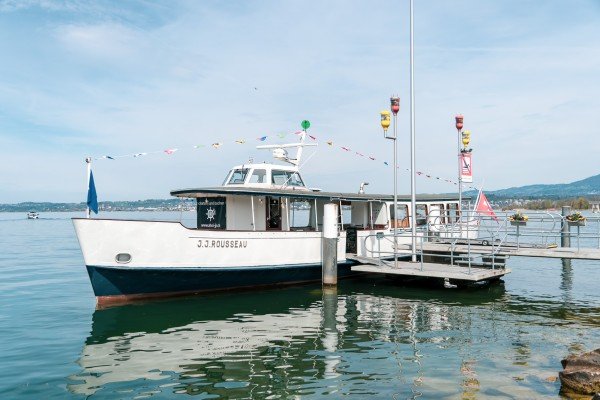 Passagierschiff MS J.J.Rousseau auf dem Zürichsee