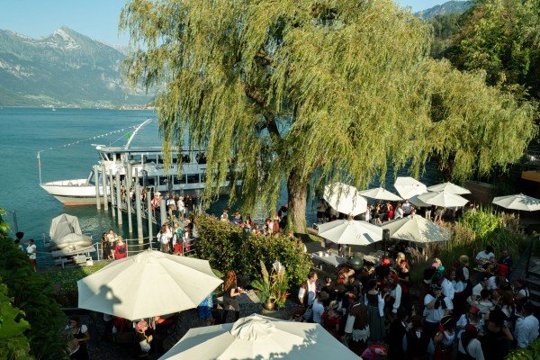 sagibeiz am Walensee mit Bootssteg