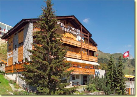 Swiss Chalet-Style Hotel "Walliser Spycher"