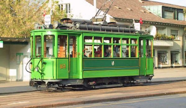 Oldtimer Tram 163 - Tram mieten Basel